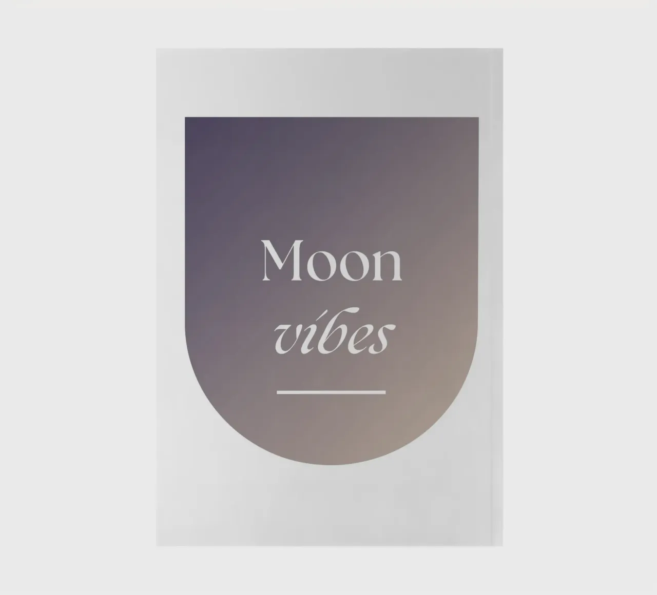 Moon Vibes carnet de notes de studio.ladina