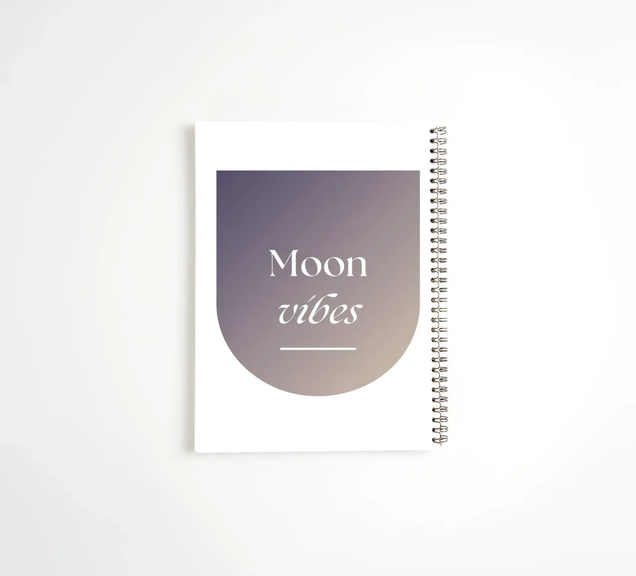 Moon Vibes spiral notebook by studio.ladina