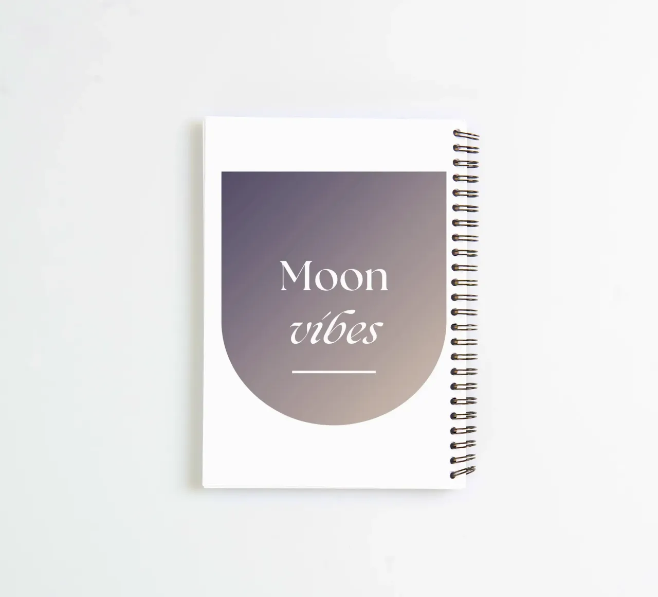 Moon Vibes spiral notebook by studio.ladina