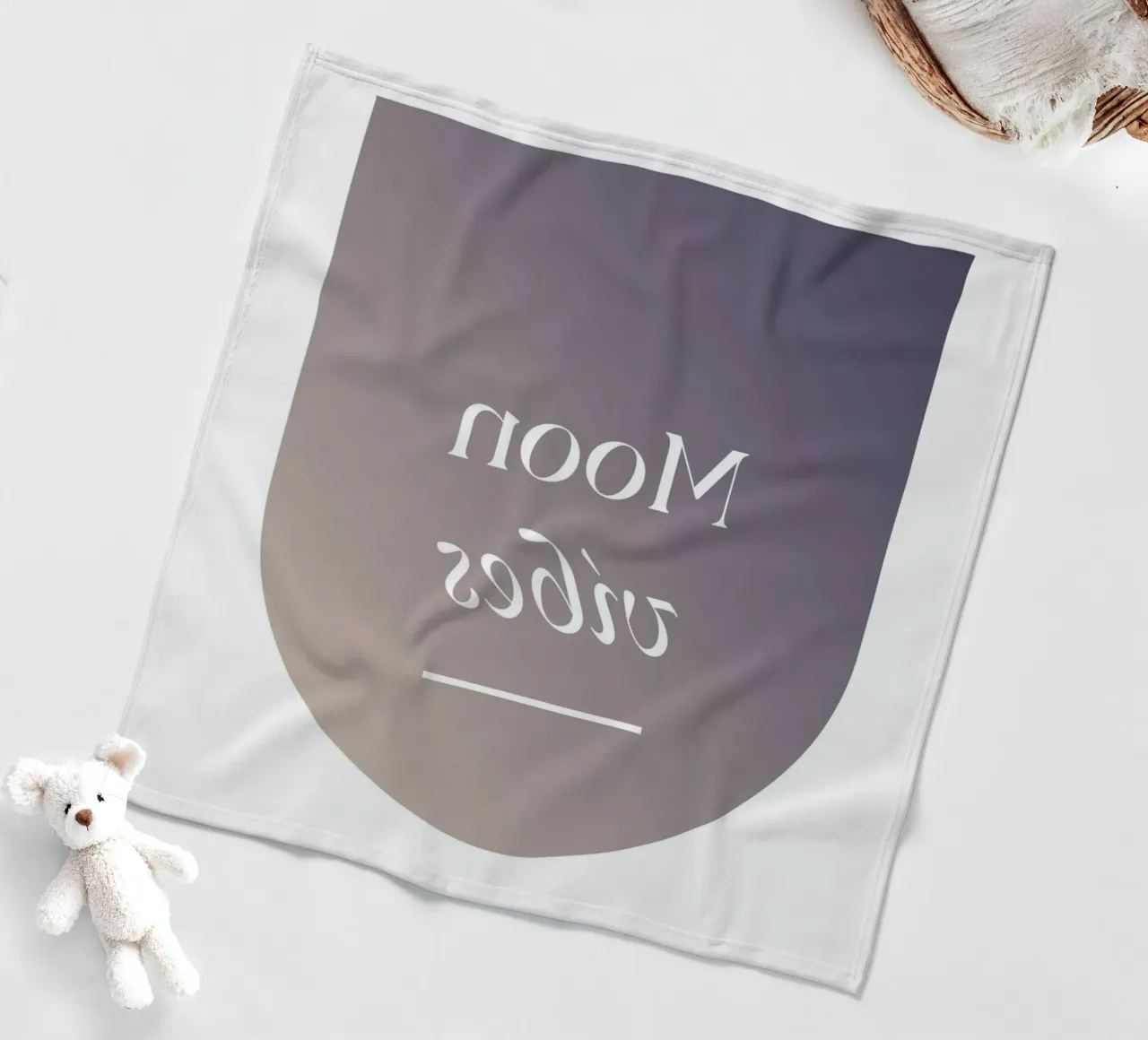 Moon Vibes coperta in pile da studio.ladina