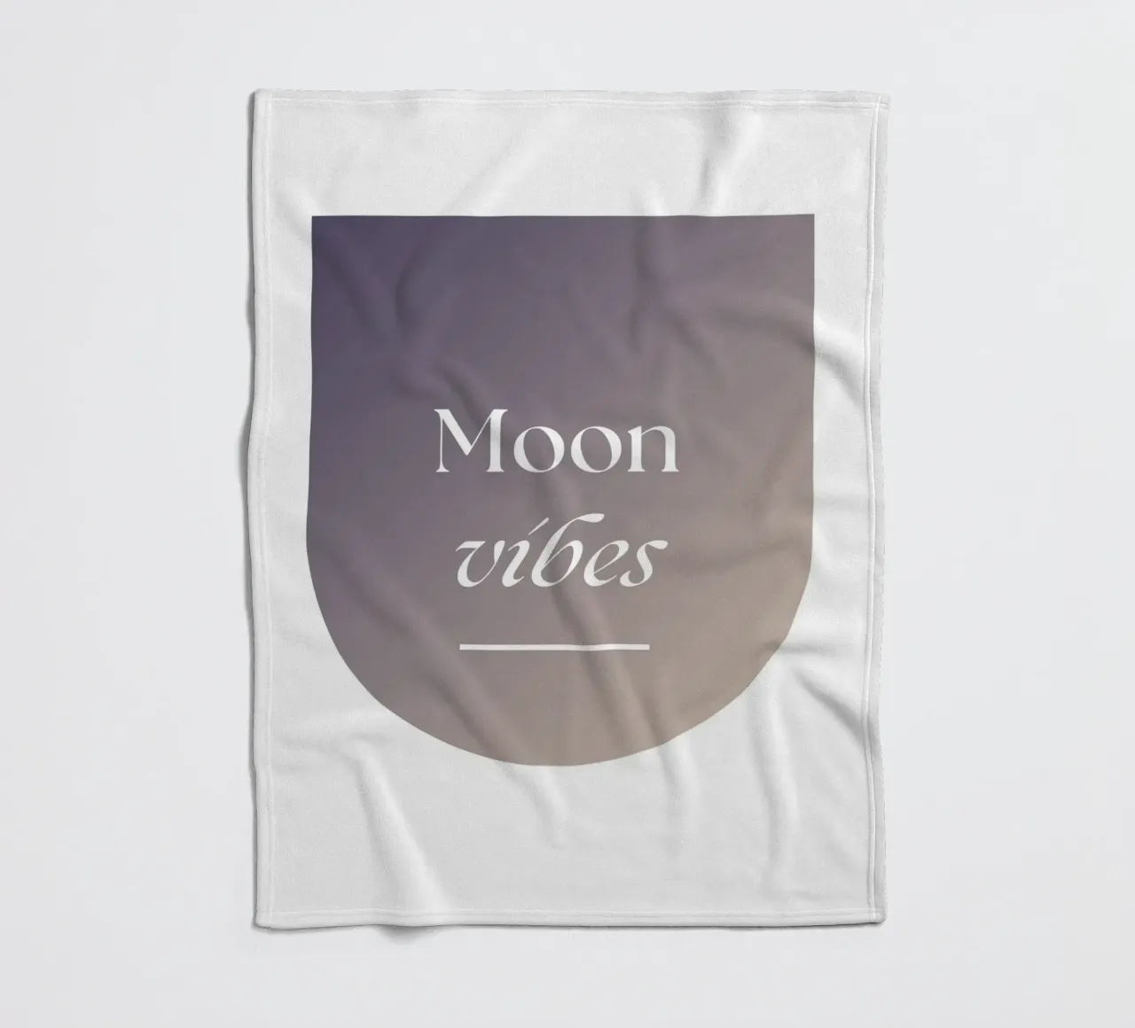 Moon Vibes coperta in pile da studio.ladina
