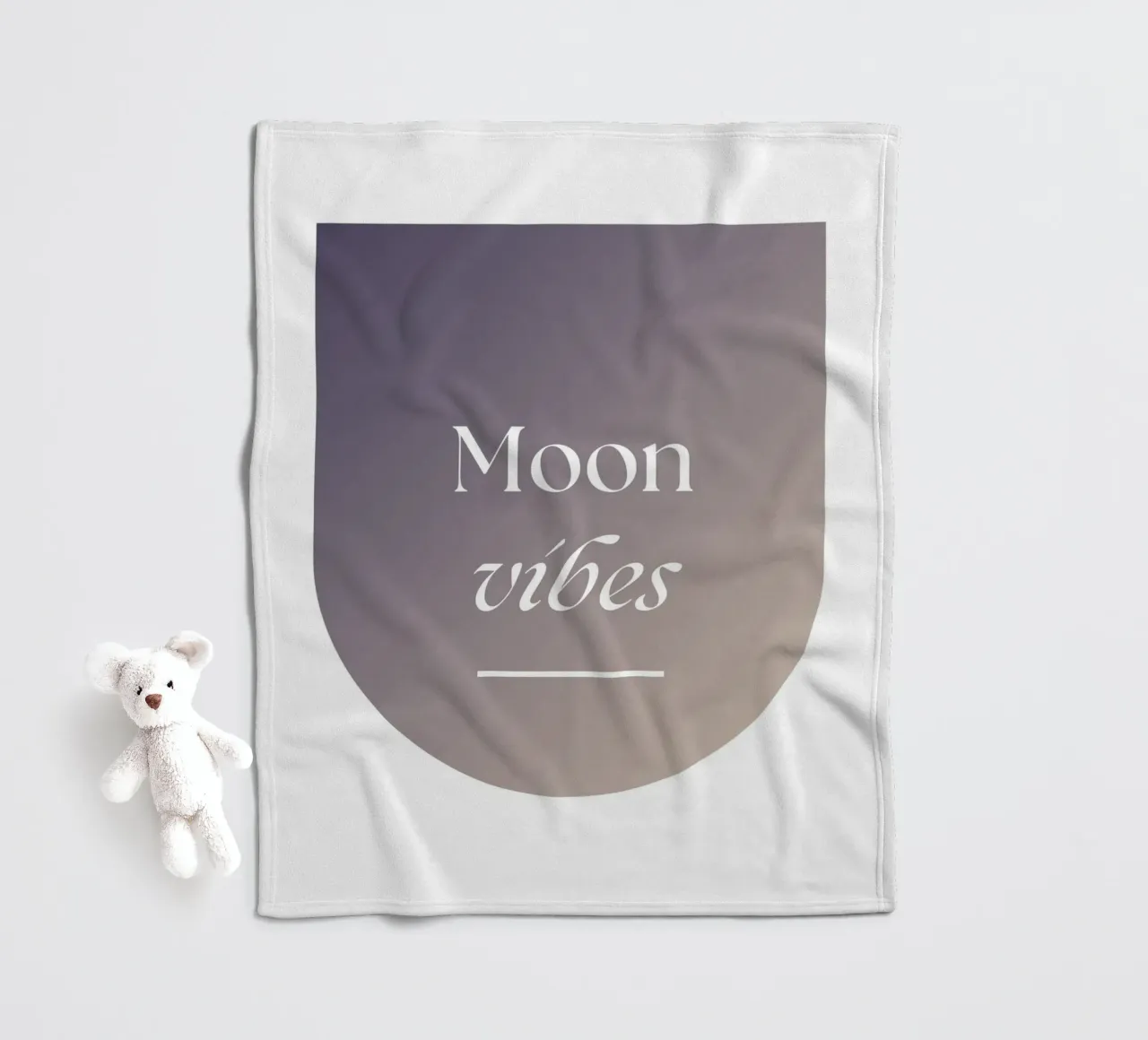Moon Vibes coperta in pile da studio.ladina