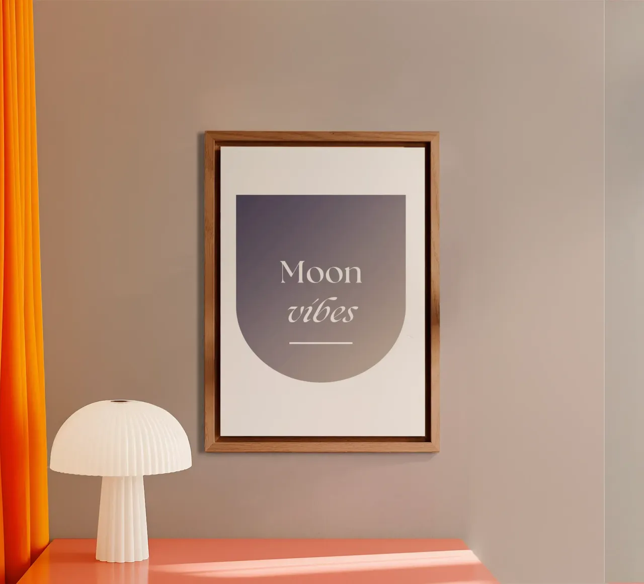 Moon Vibes alluminio dibond da studio.ladina