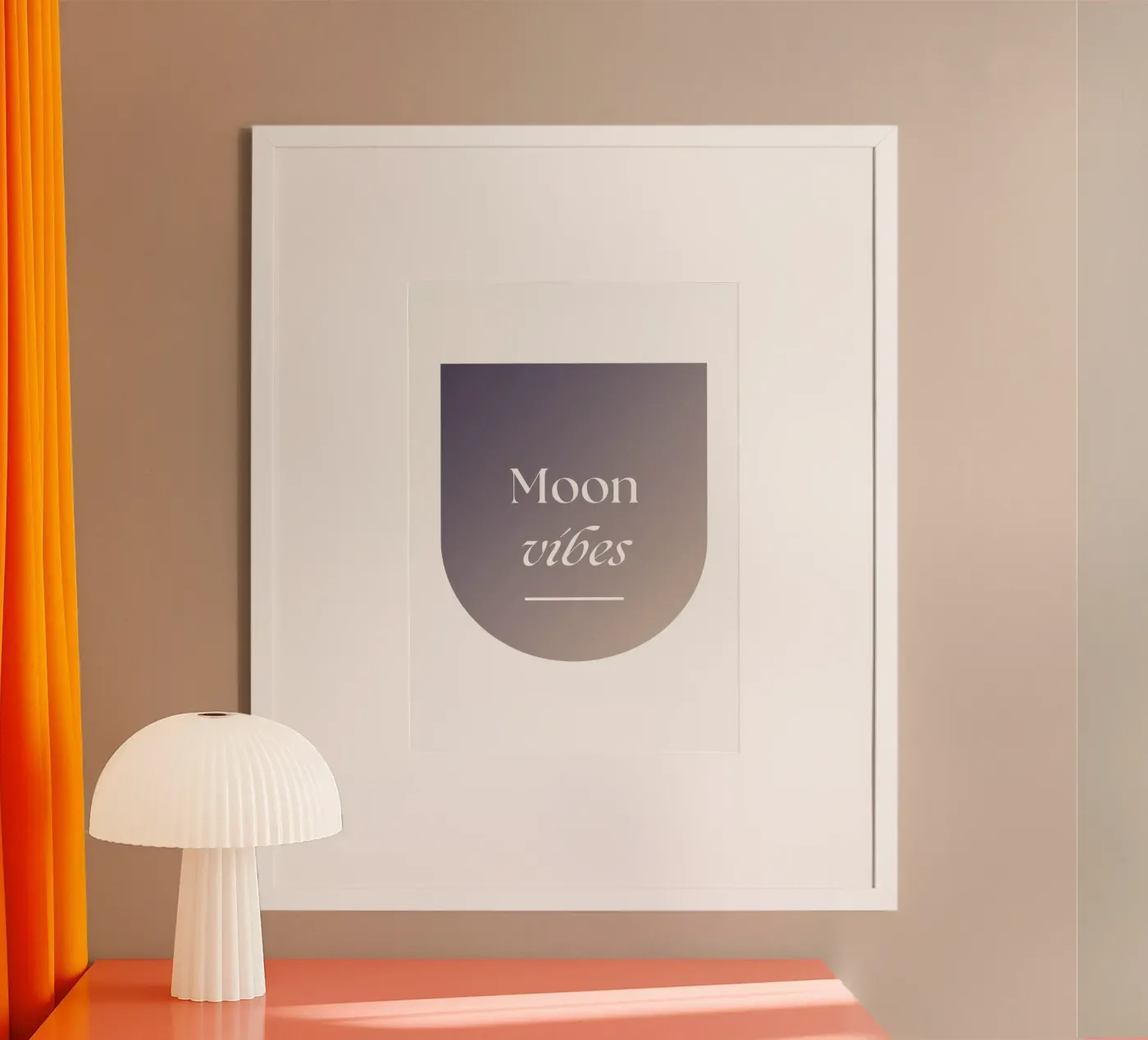 Moon Vibes poster da studio.ladina