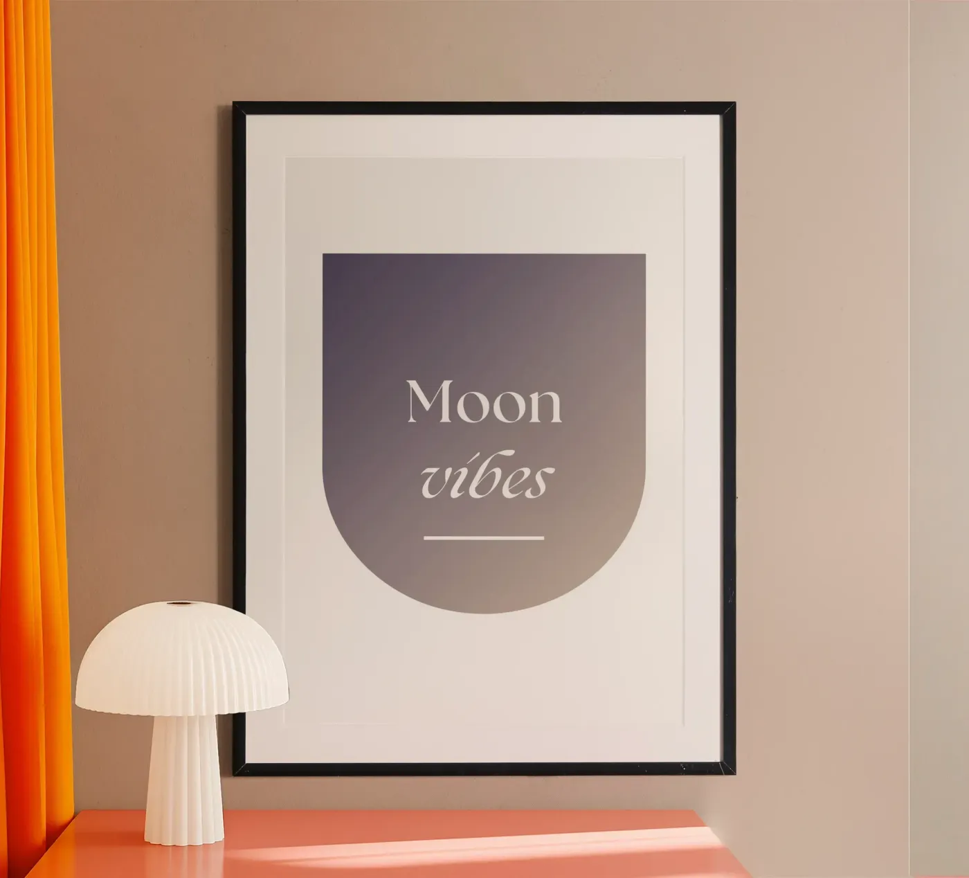 Moon Vibes poster da studio.ladina