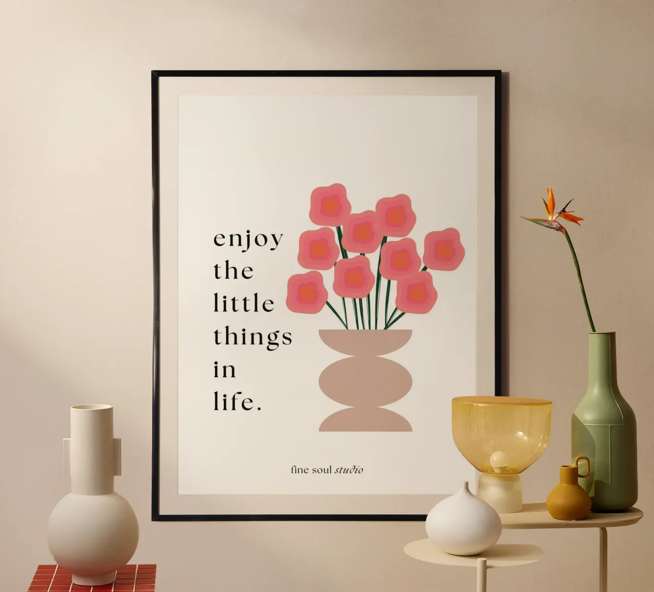 godersi le piccole cose poster da studio.ladina