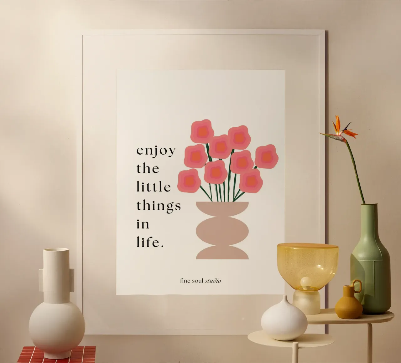 godersi le piccole cose poster da studio.ladina