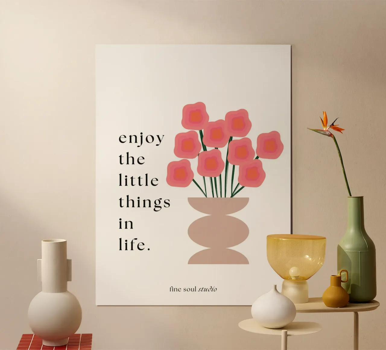 godersi le piccole cose poster da studio.ladina
