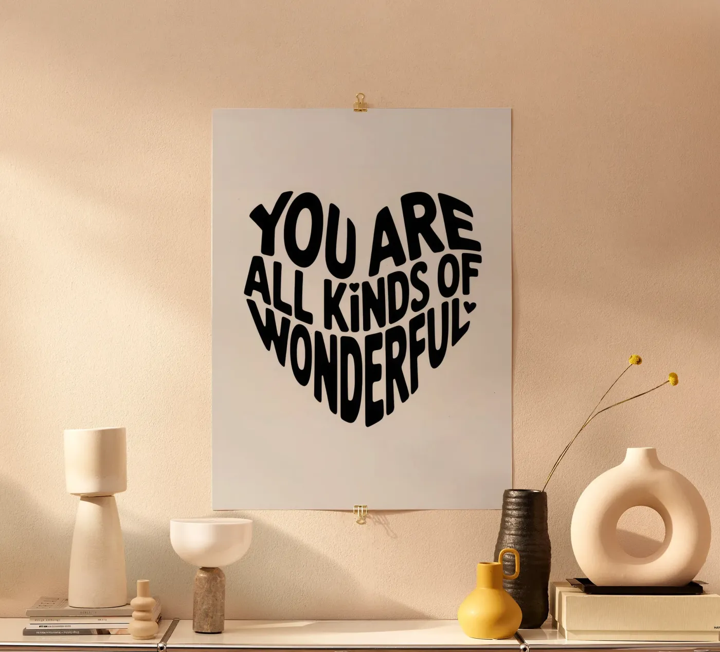 YOU poster van 20 Farben