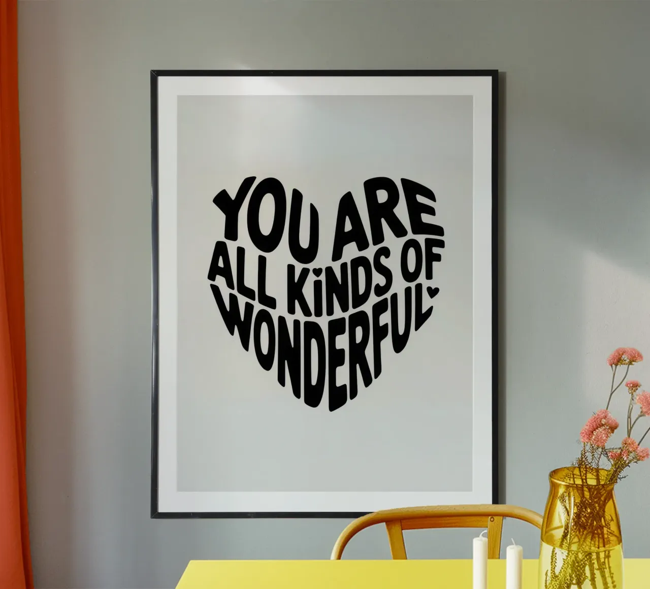 YOU poster da 20 Farben