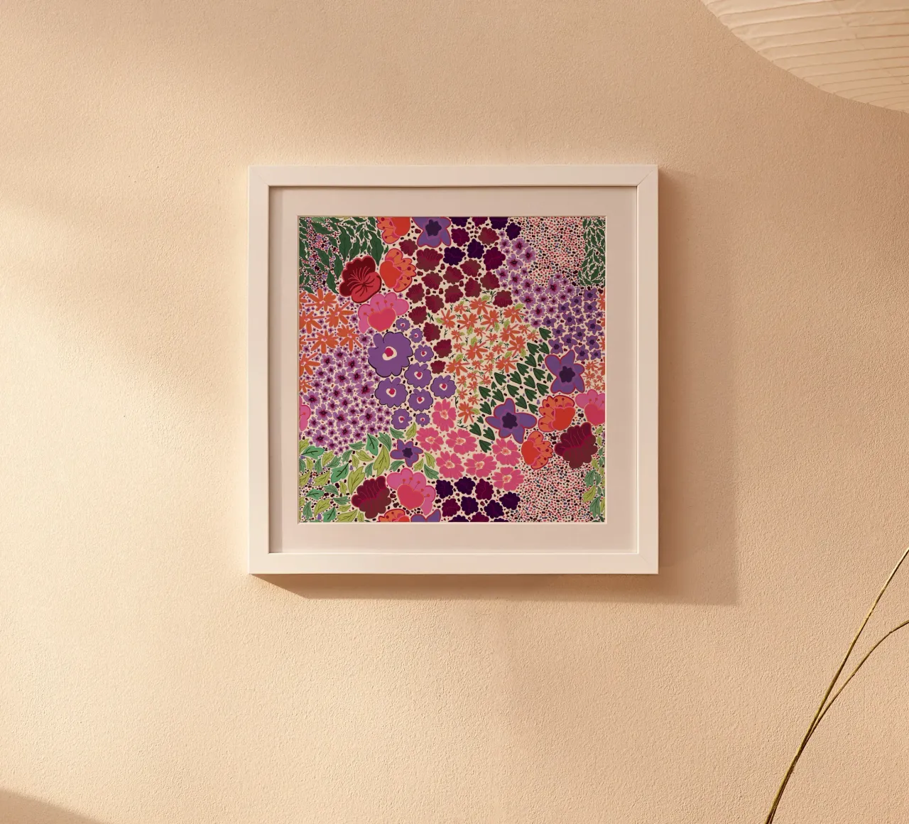 Fiore vivace a forma di foglia poster da gulsengunel