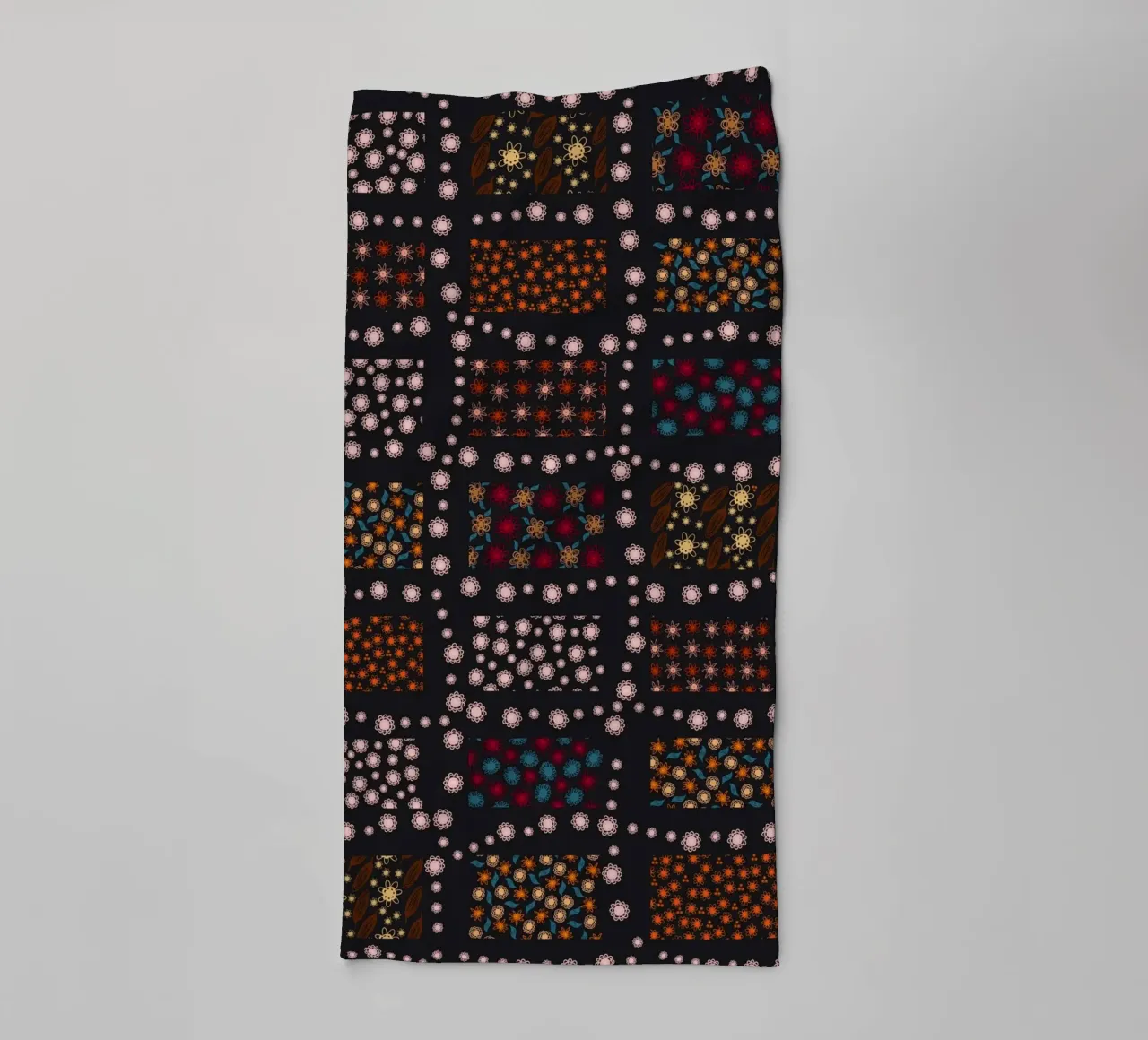 Doodle simple colorful towel by gulsengunel