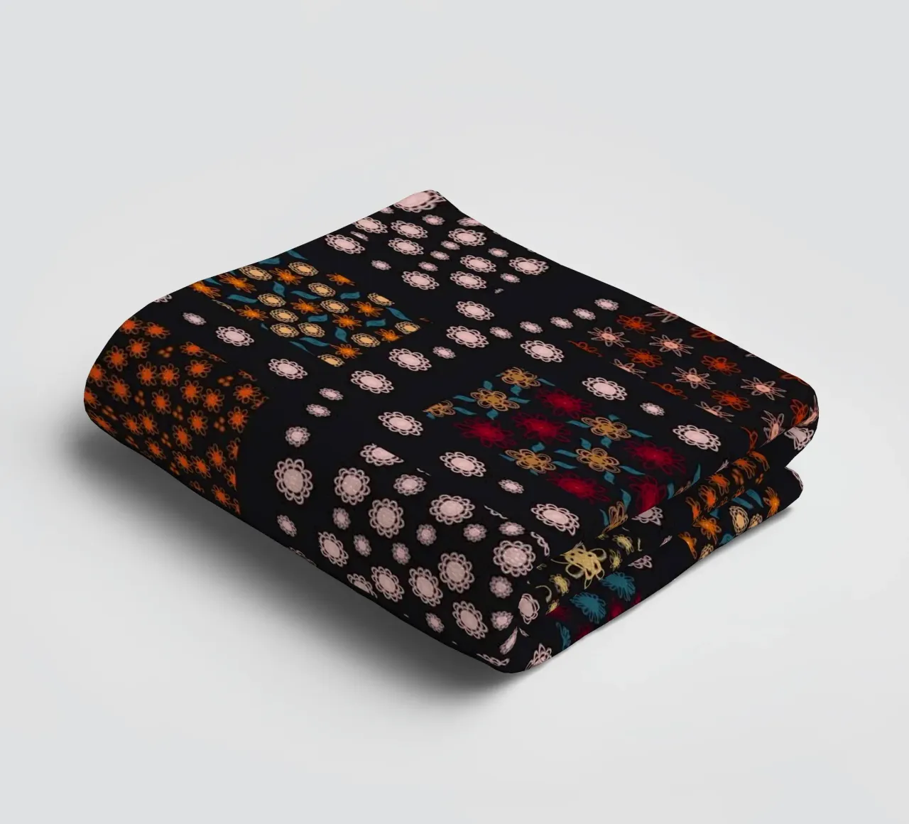 Doodle simple colorful towel by gulsengunel