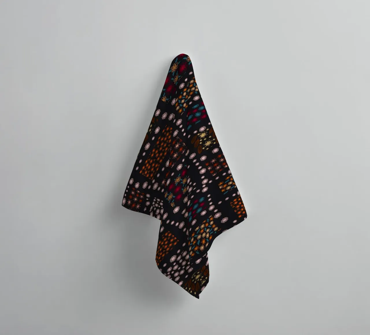 Doodle simple colorful towel by gulsengunel