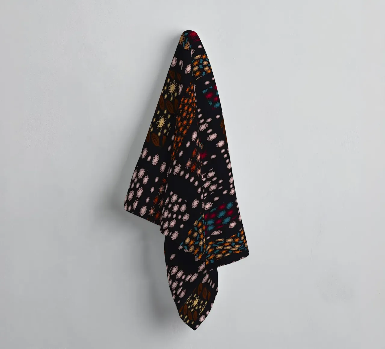 Doodle simple colorful towel by gulsengunel
