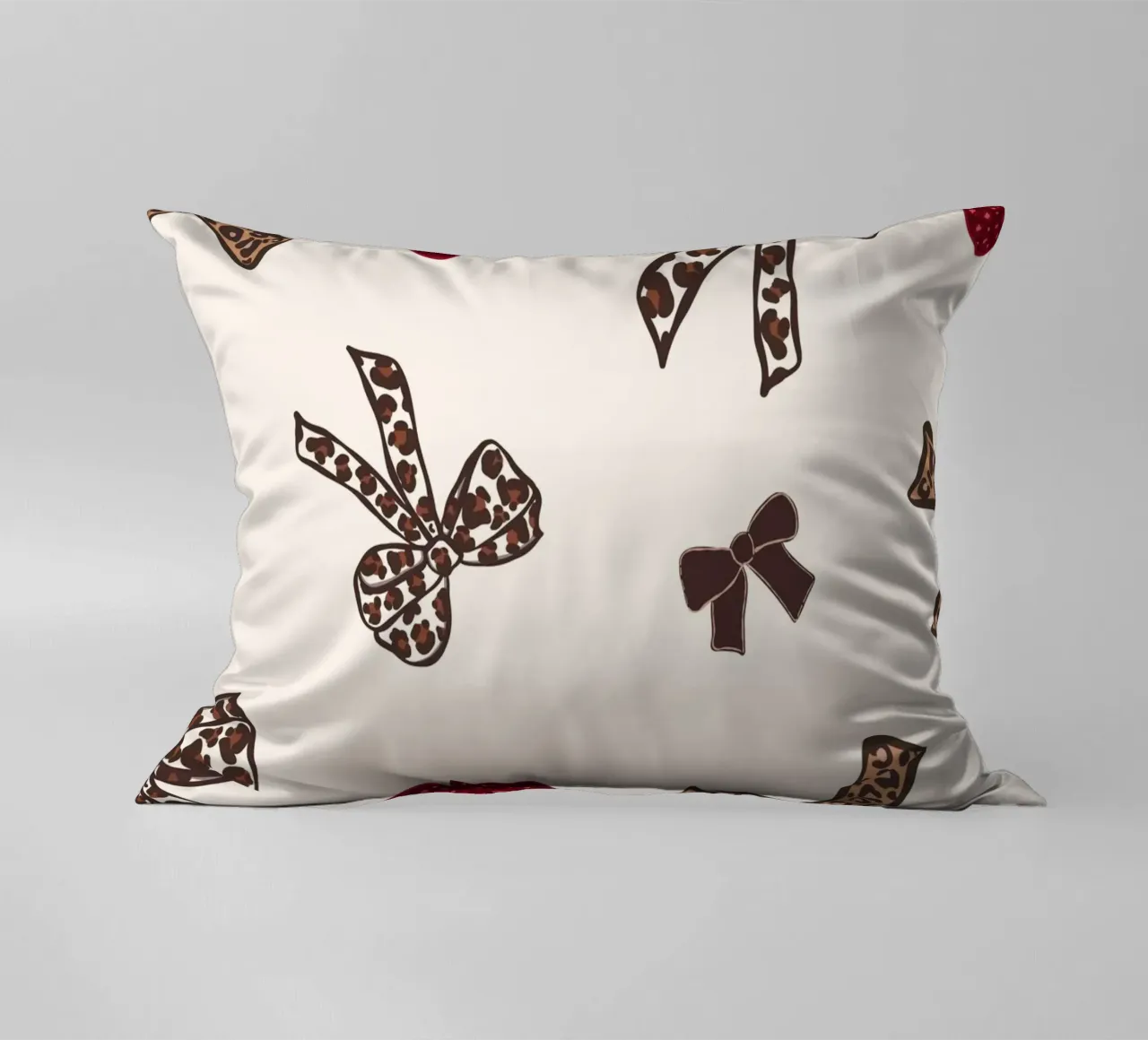 Modello Leopard Cherry cuscino da gulsengunel