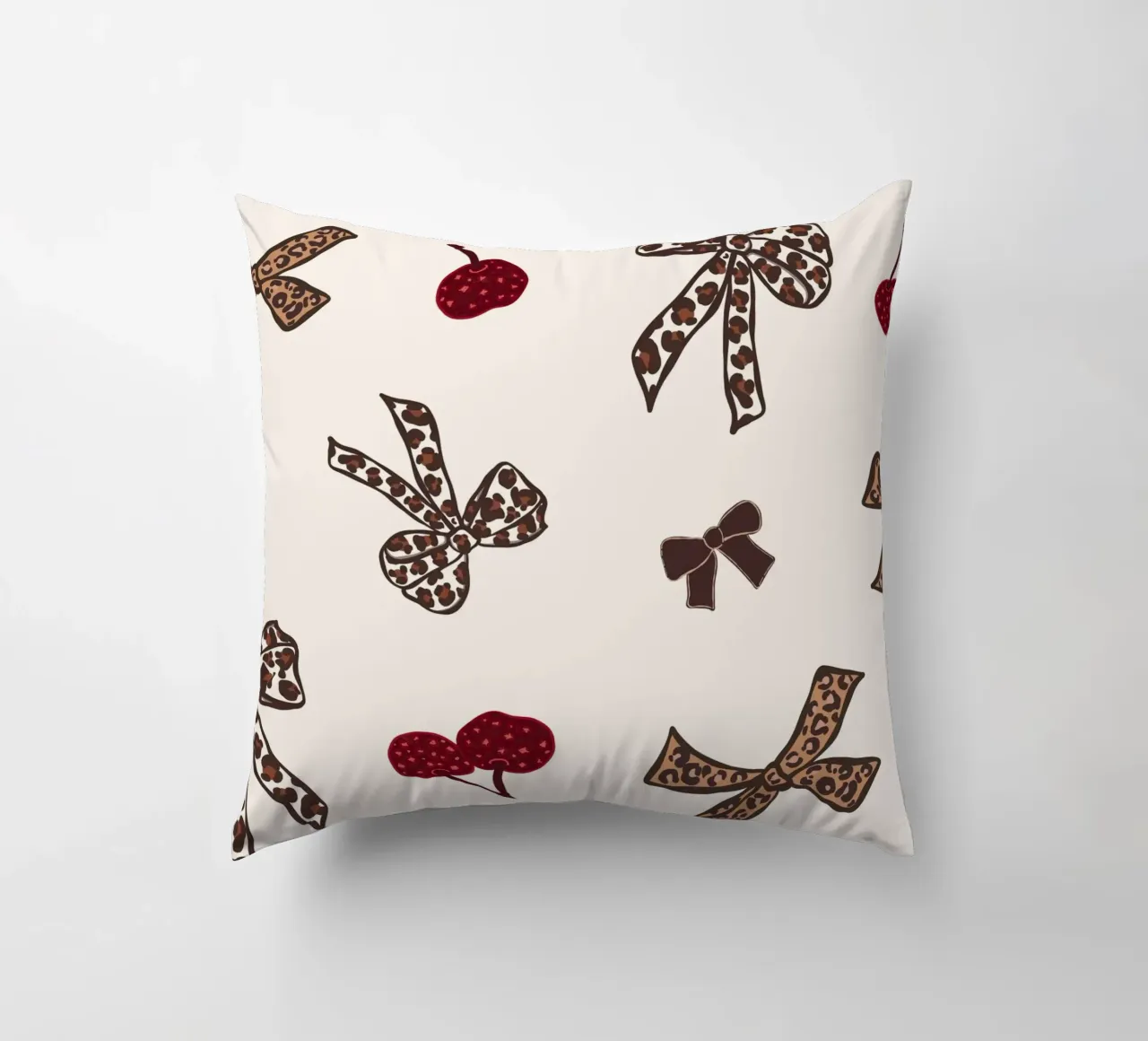 Modello Leopard Cherry cuscino da gulsengunel