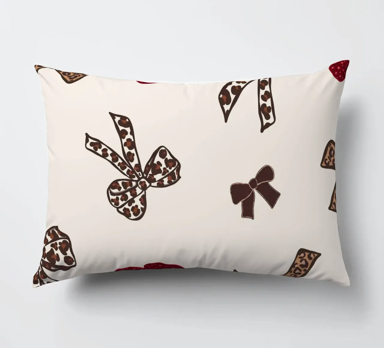 Modello Leopard Cherry cuscino da gulsengunel