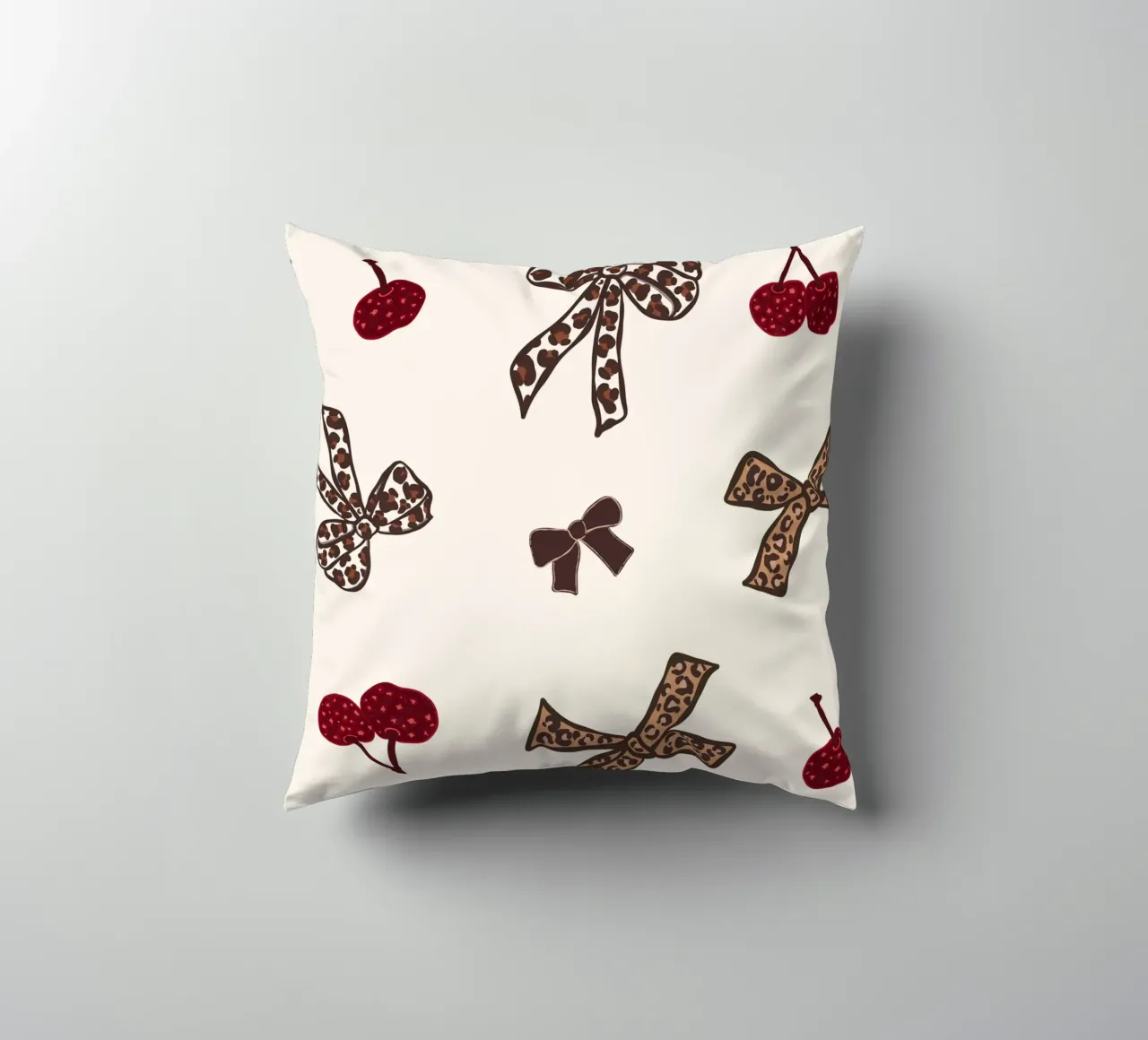 Modello Leopard Cherry cuscino da gulsengunel