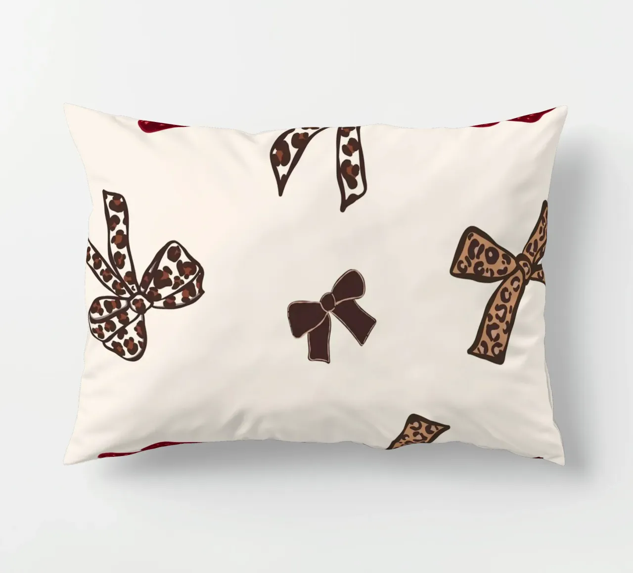 Modello Leopard Cherry cuscino da gulsengunel
