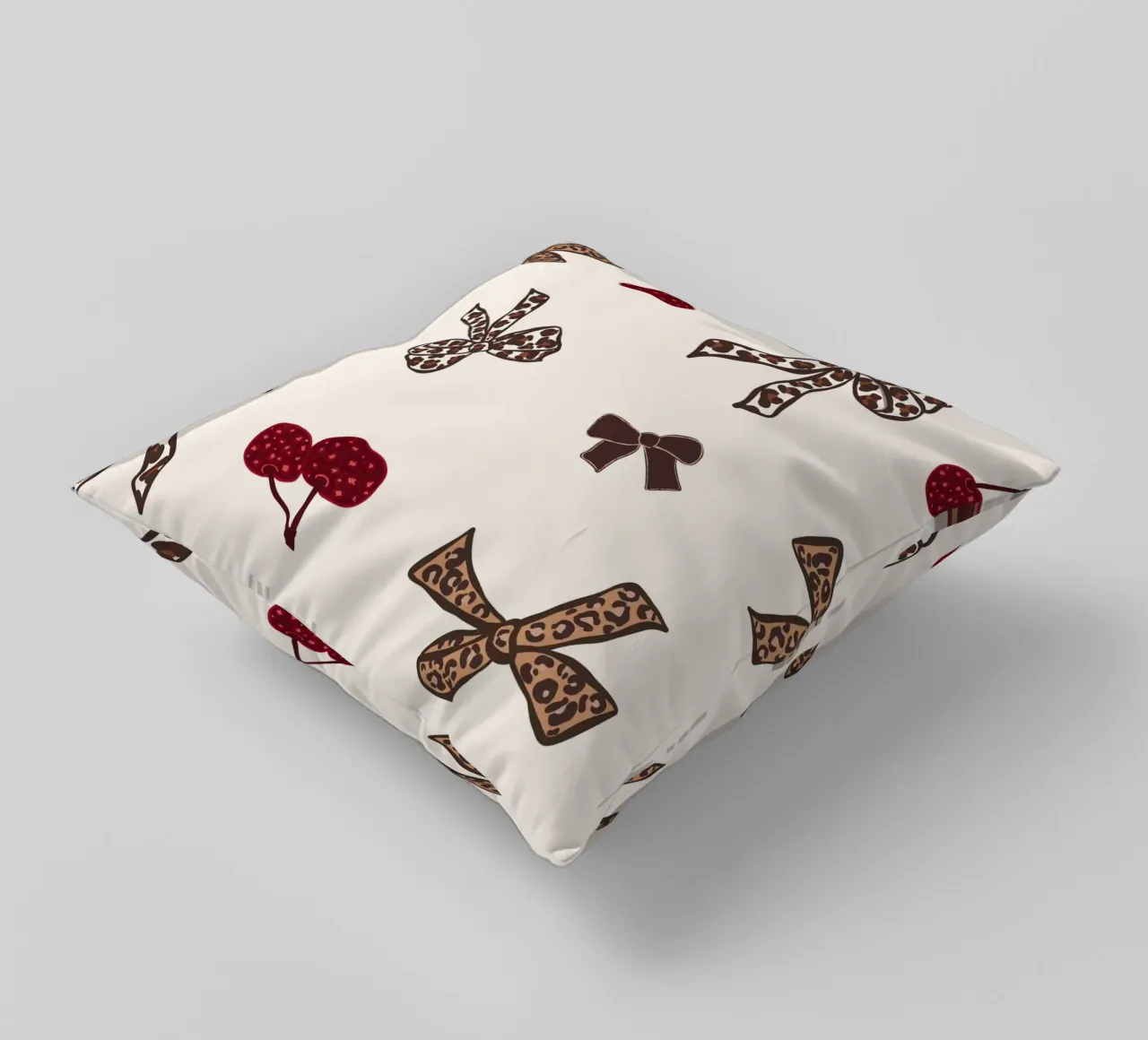 Modello Leopard Cherry cuscino da gulsengunel