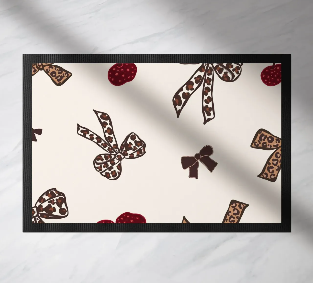 Modello Leopard Cherry zerbino da gulsengunel