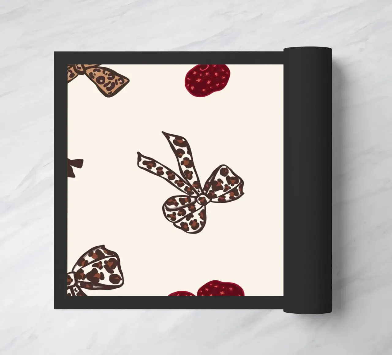 Modello Leopard Cherry zerbino da gulsengunel