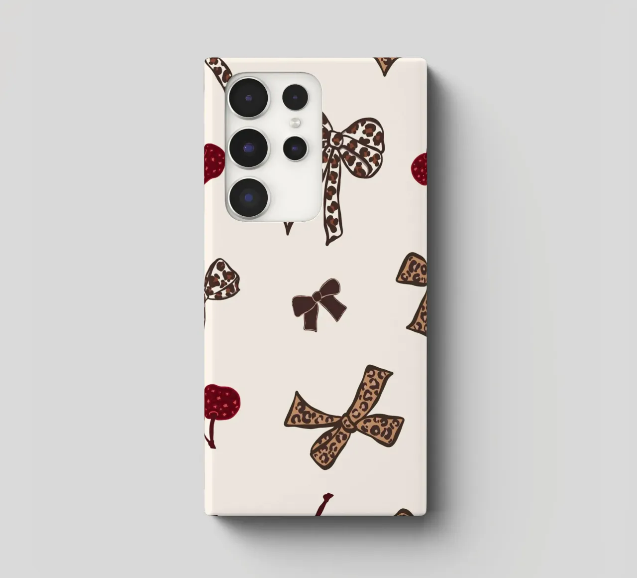 Leopard Cherry Pattern coque samsung de gulsengunel
