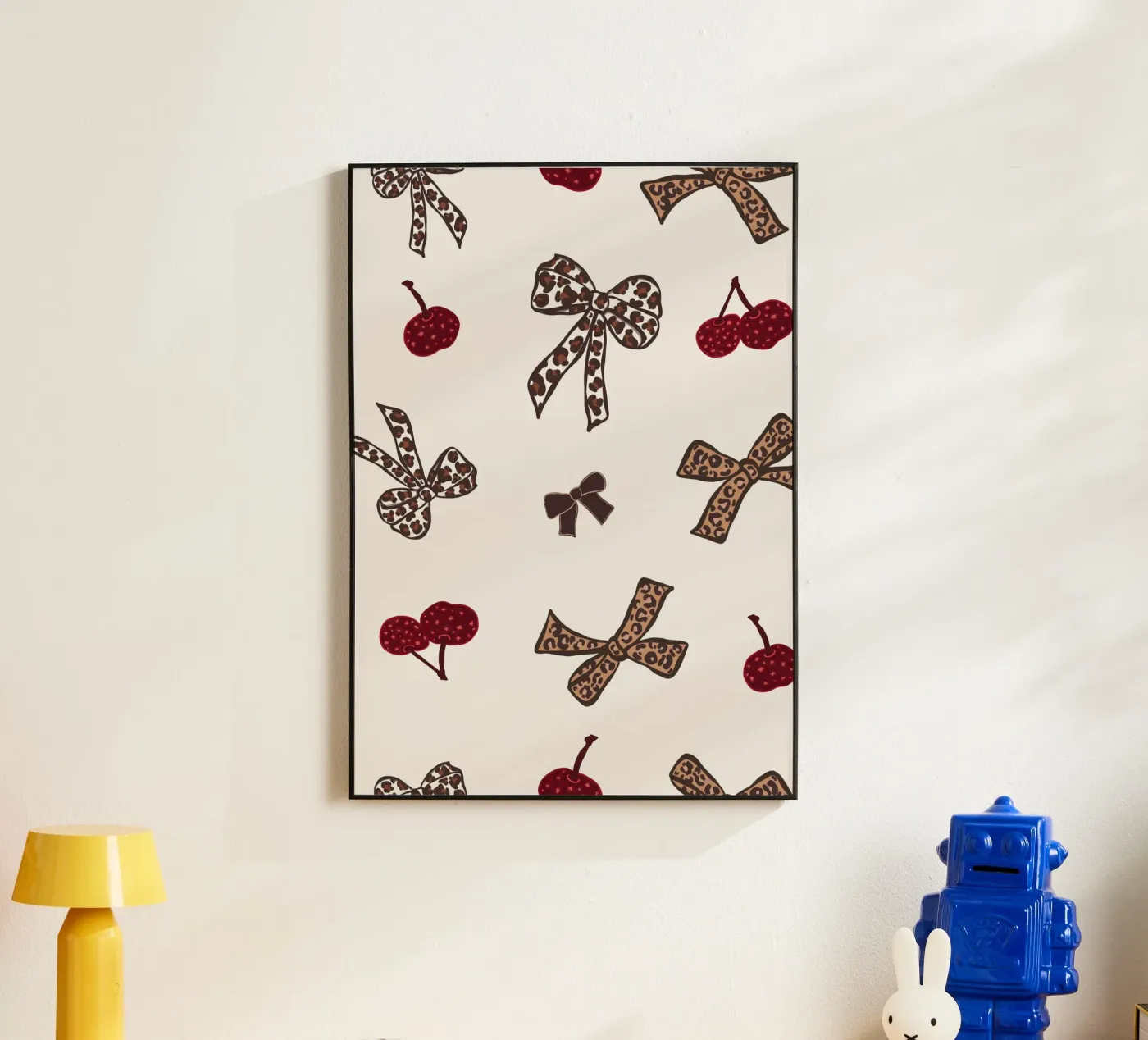 Leopard Cherry Pattern pannello forex da gulsengunel