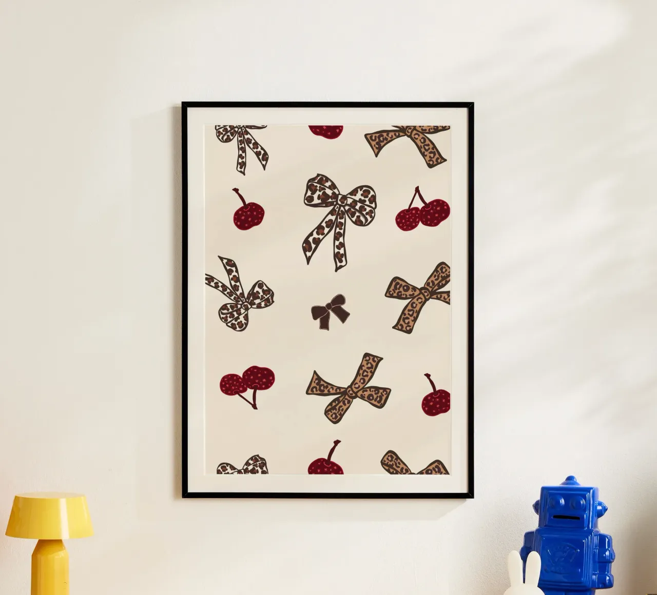 Modello Leopard Cherry poster da gulsengunel