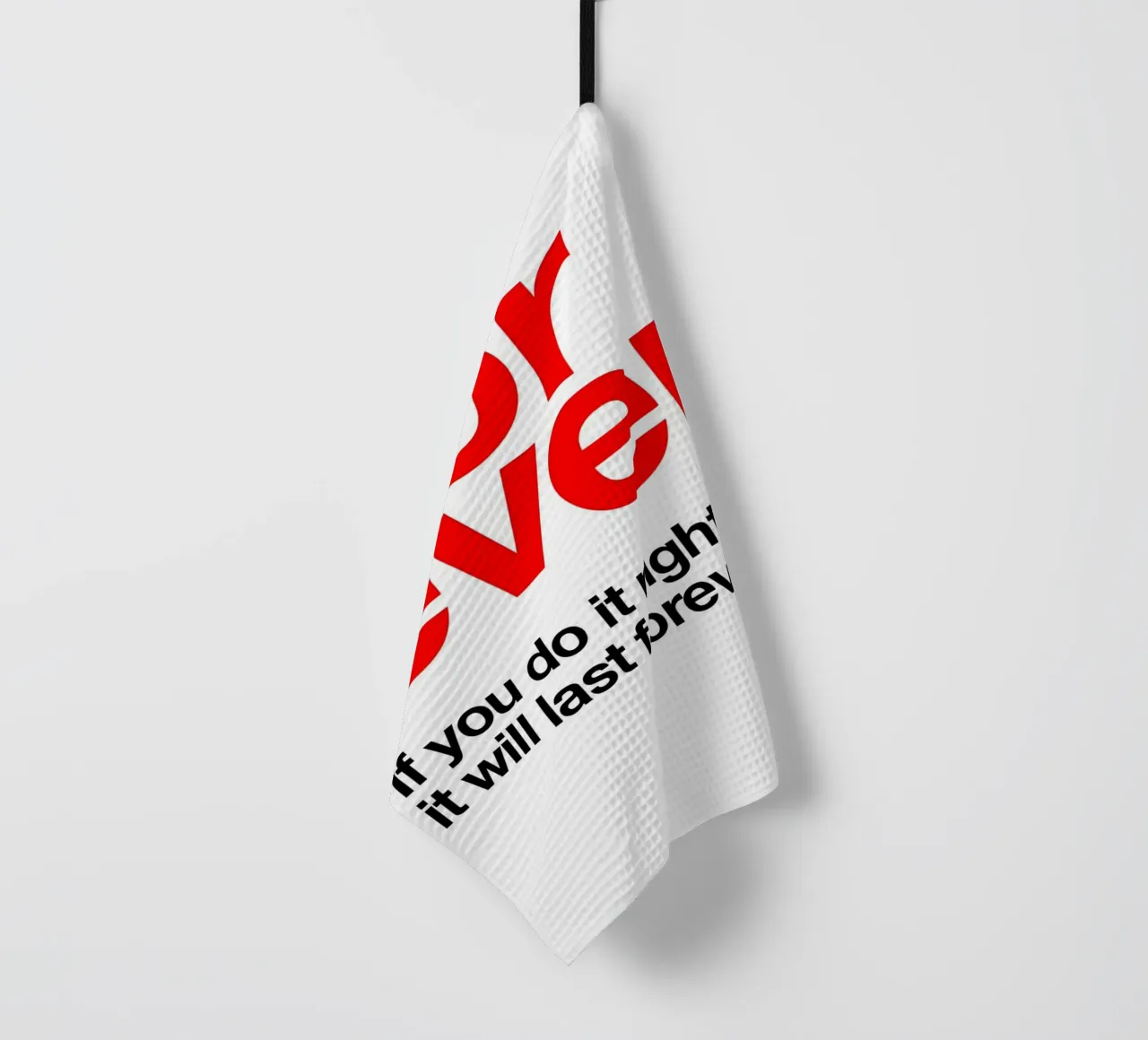 For ever canovaccio da cucina da Type & Tape