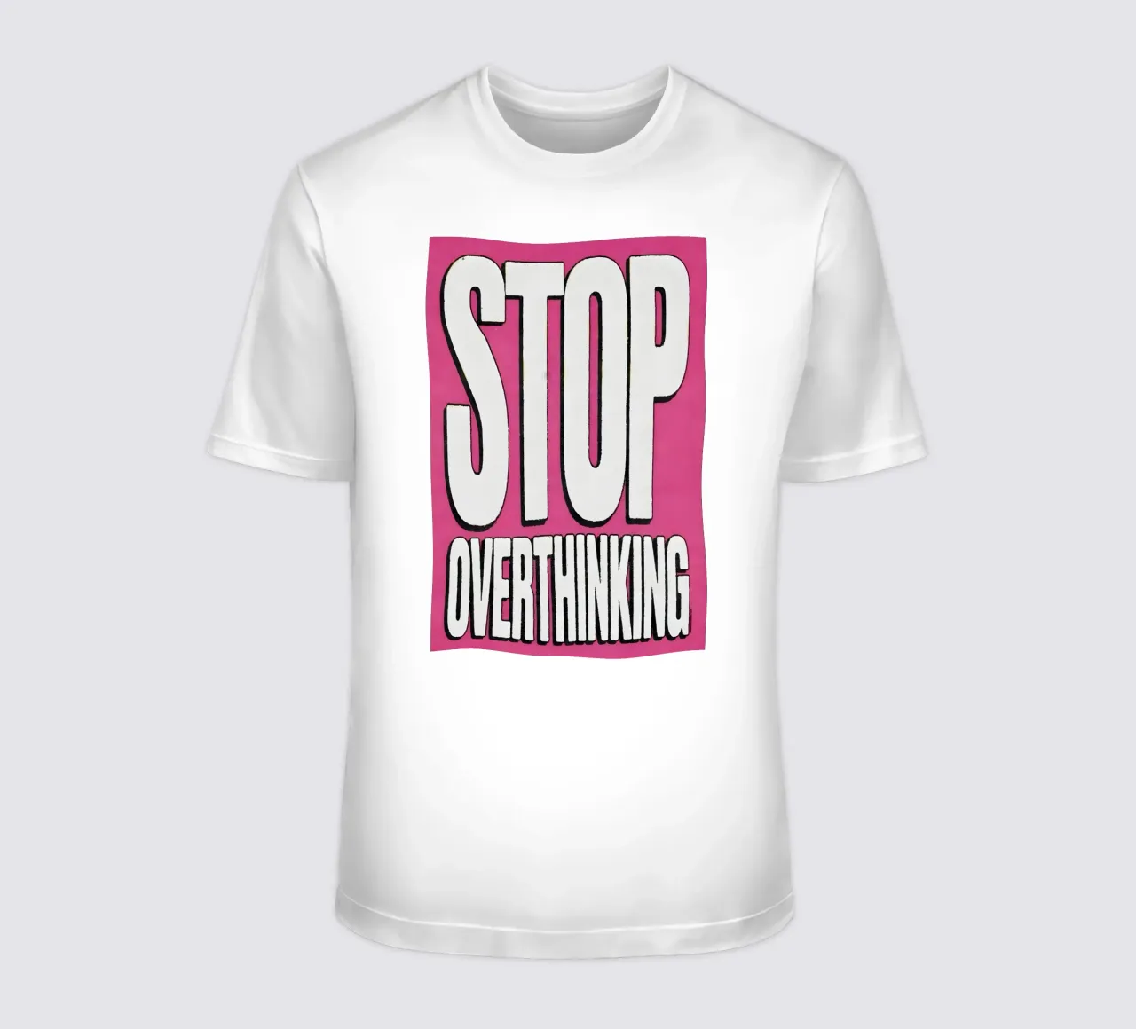 "STOP OVERTHINKING" t-shirt da Type & Tape