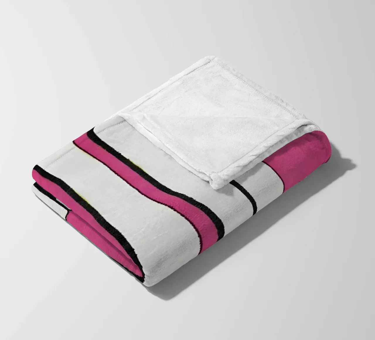 "STOP OVERTHINKING" coperta in pile da Type & Tape