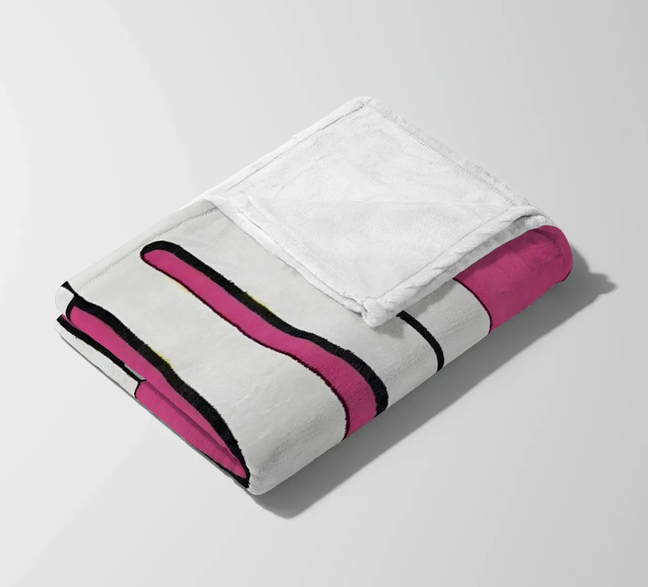 "STOP OVERTHINKING" coperta in pile da Type & Tape