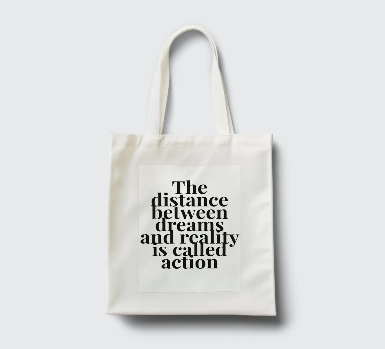 The distance between dreams and reality called action borsa in juta da Type & Tape