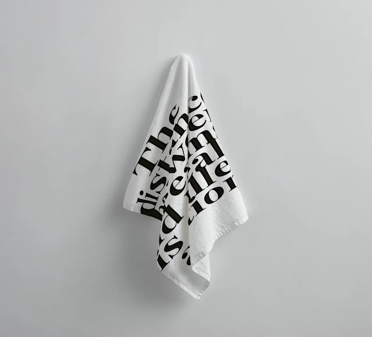 The distance between dreams and reality called action Handtuch von Type & Tape