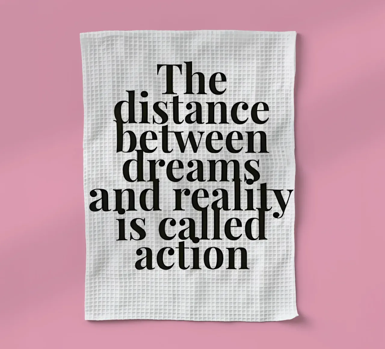 The distance between dreams and reality called action canovaccio da cucina da Type & Tape