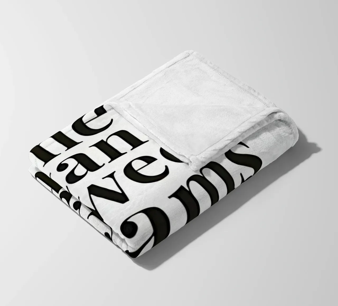 The distance between dreams and reality called action Fleecedecke von Type & Tape