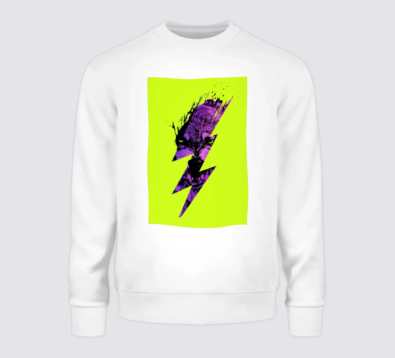Thunderwolf Sweatshirt von Róbert Farkas