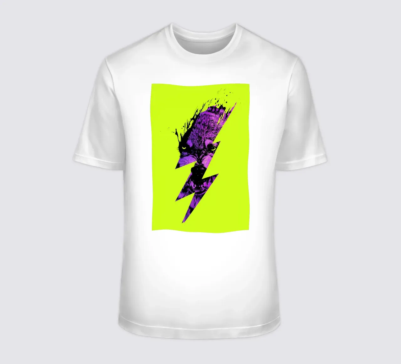 Thunderwolf t-shirt by Róbert Farkas