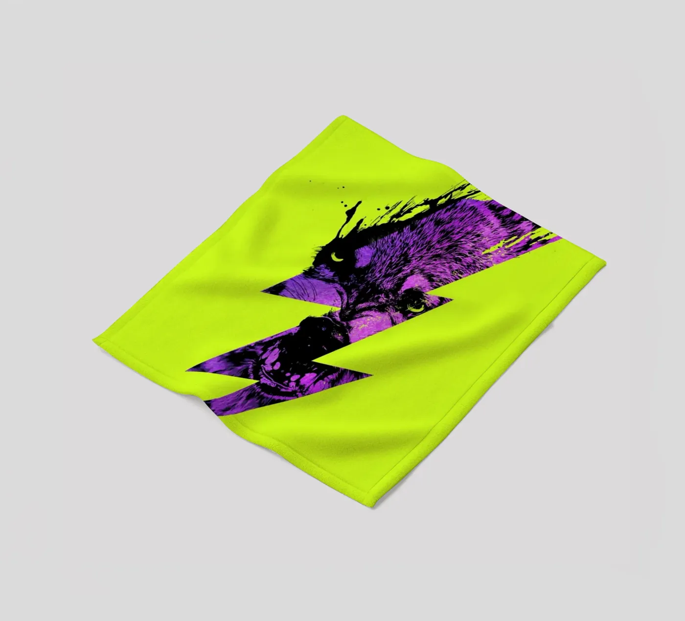 Thunderwolf fleecedeken van Róbert Farkas