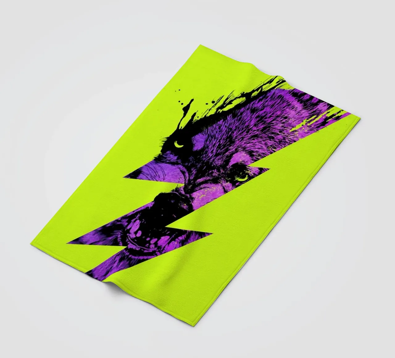 Thunderwolf coperta in pile da Róbert Farkas