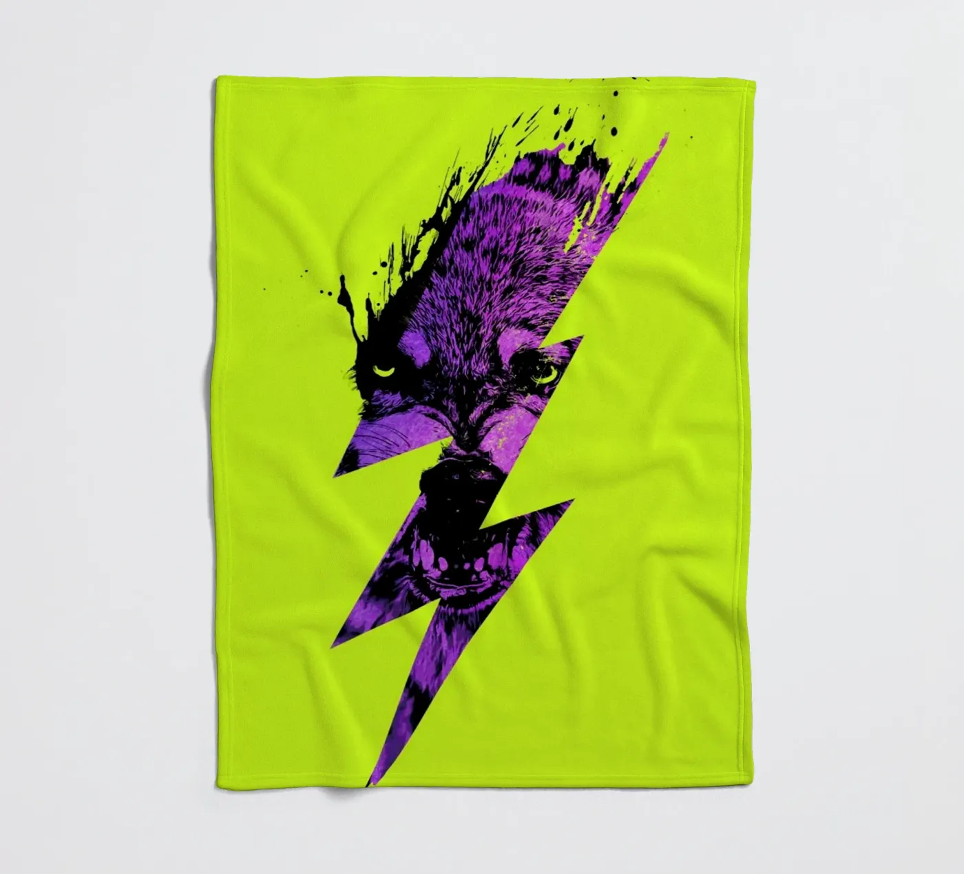 Thunderwolf fleecedeken van Róbert Farkas