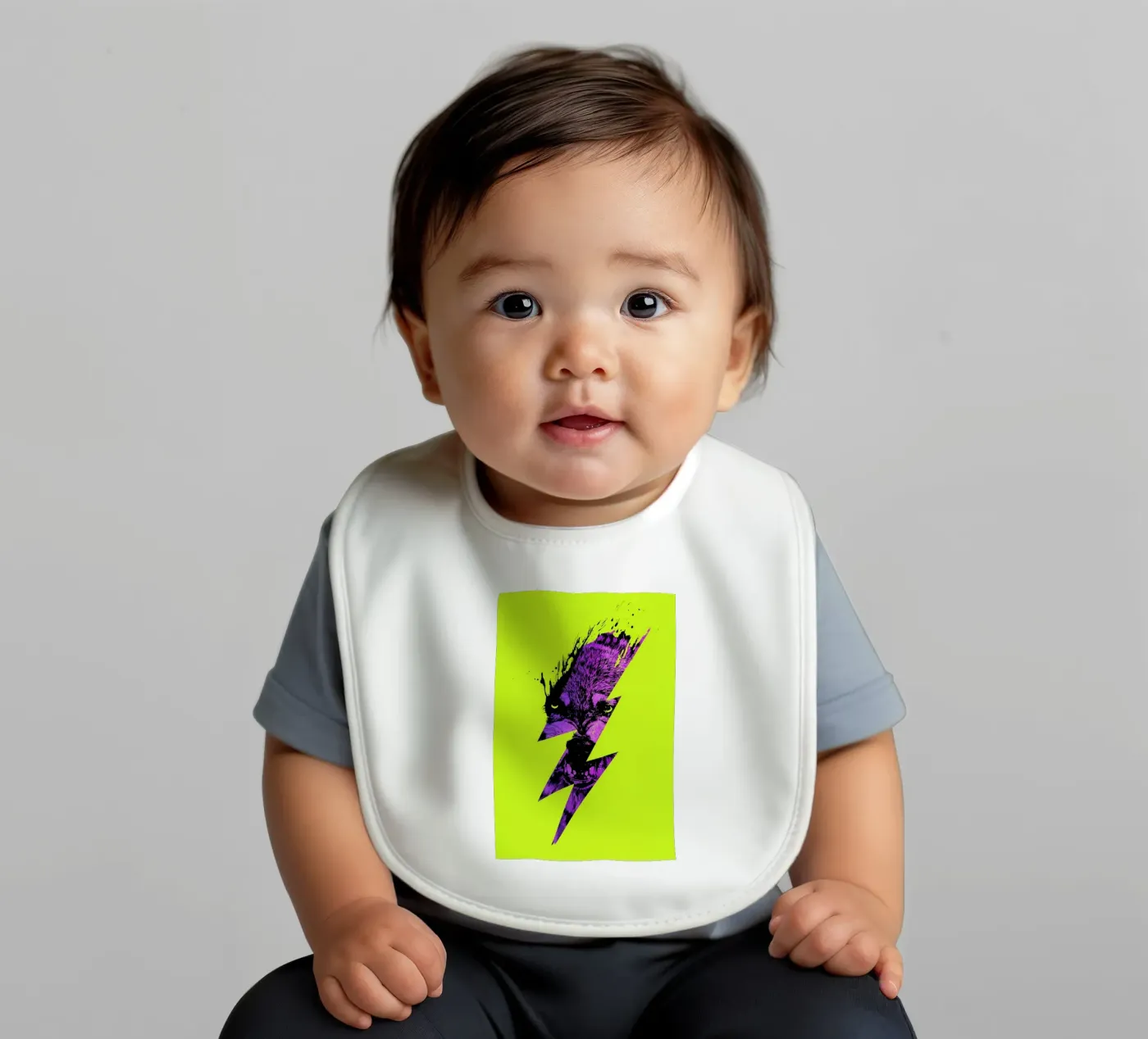 Thunderwolf baby slabbetje van Róbert Farkas