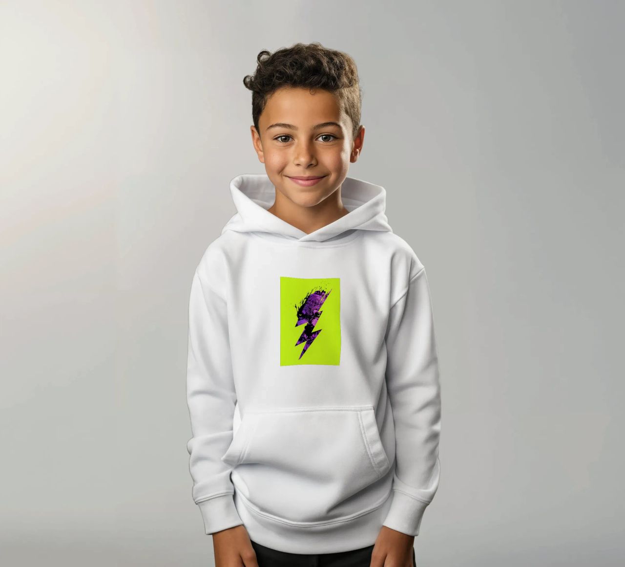 Thunderwolf sudadera con capucha para niño de Róbert Farkas