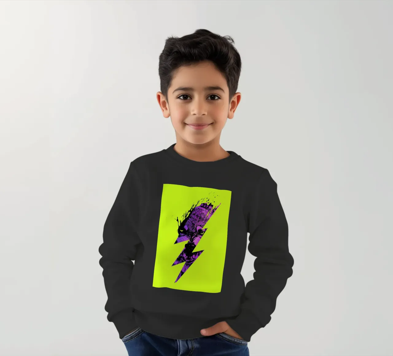 Thunderwolf felpa bambino da Róbert Farkas