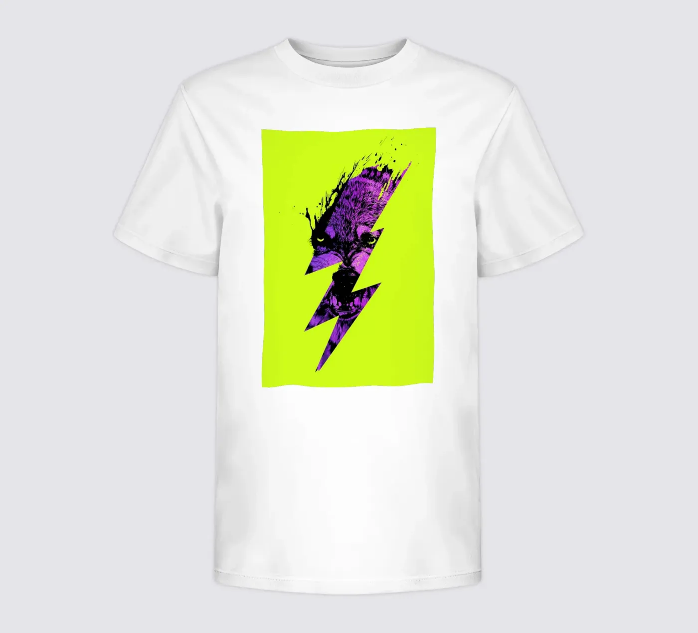 Thunderwolf kids t-shirt by Róbert Farkas