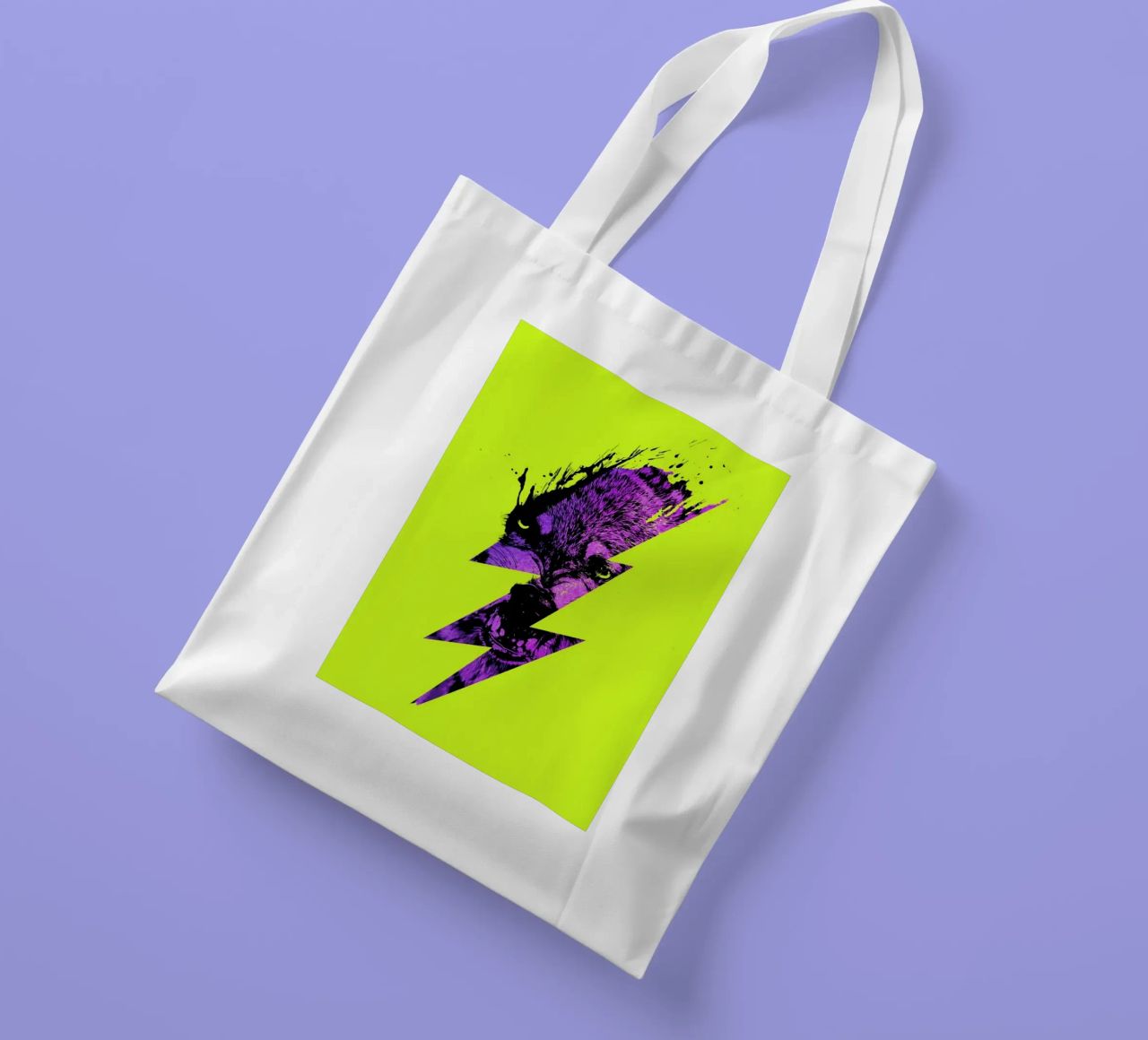 Thunderwolf tote bag de Róbert Farkas