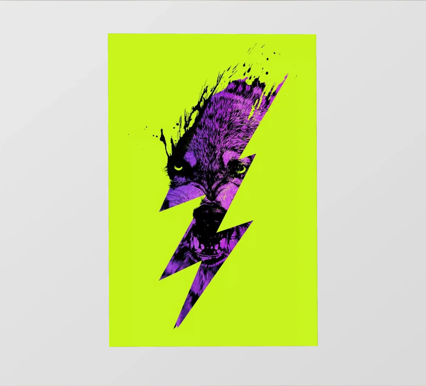 Thunderwolf Backlit Folie von Róbert Farkas