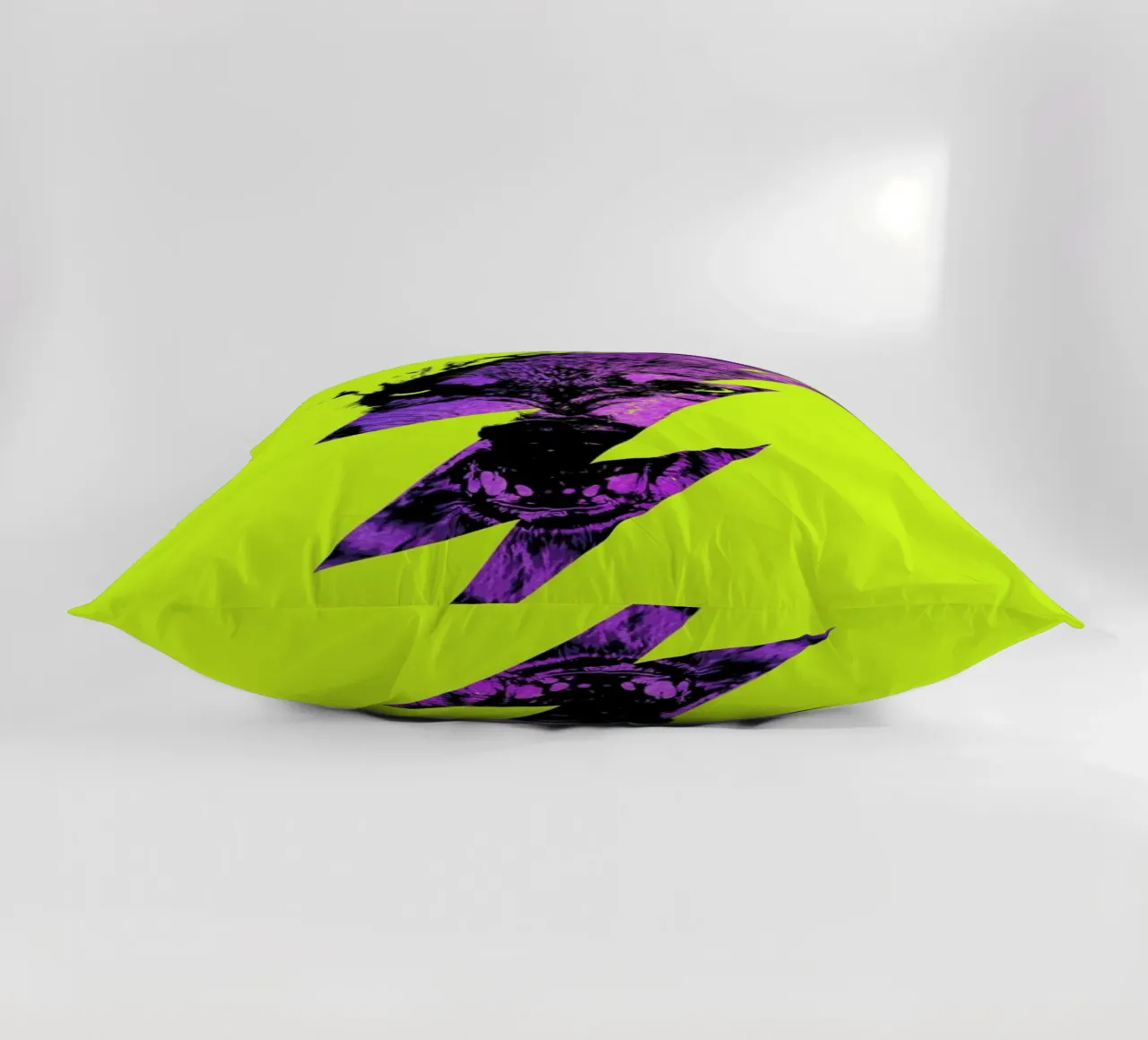 Thunderwolf decorative cushion by Róbert Farkas